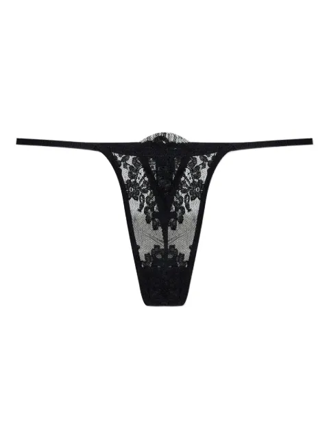 DSQUARED2 floral-lace thong