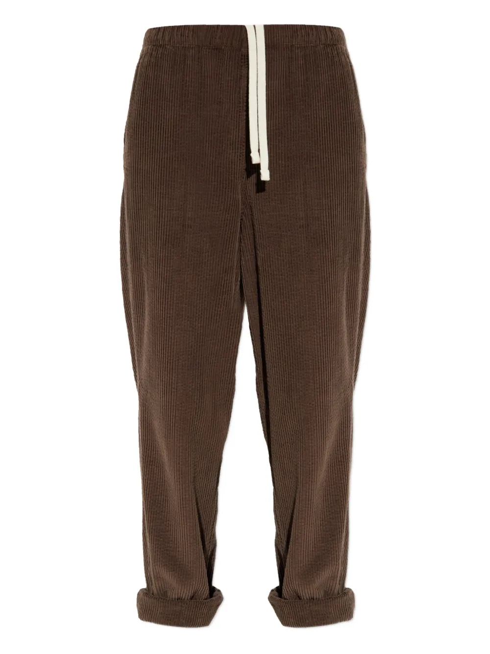 American Vintage Corduroy Drawstring Trousers In Brown