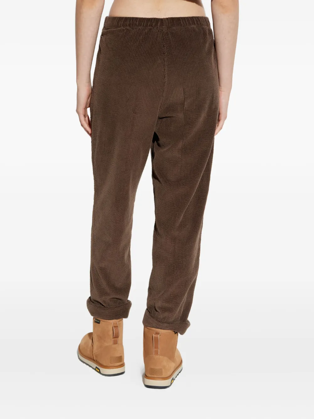 American Vintage Corduroy Drawstring Trousers In Brown