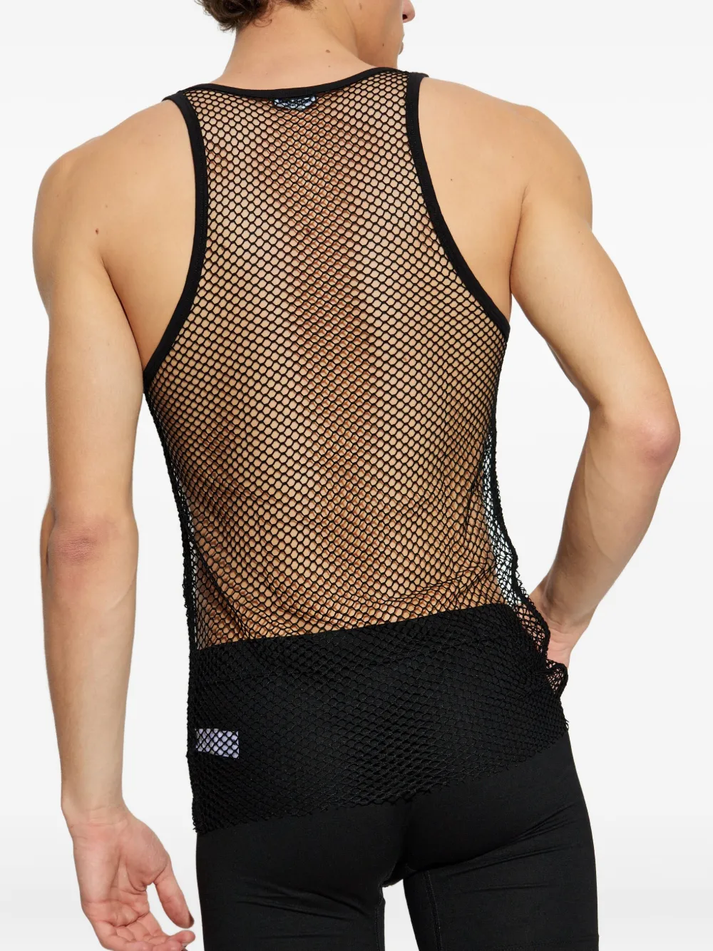 Dsquared2 Monogram Patterned Silk Blend Pijama Top In Black