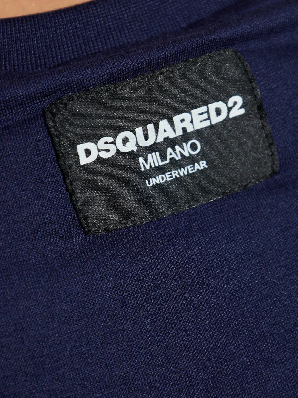 Dsquared2 Logo-patch T-shirt In Blue