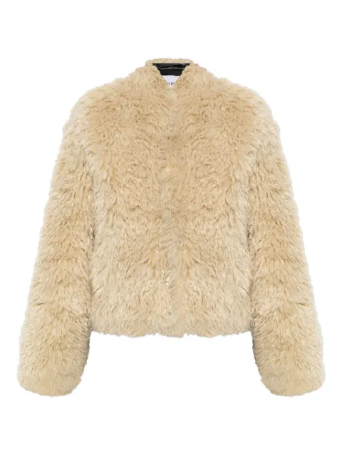 STAND STUDIO chamarra de pelo artificial