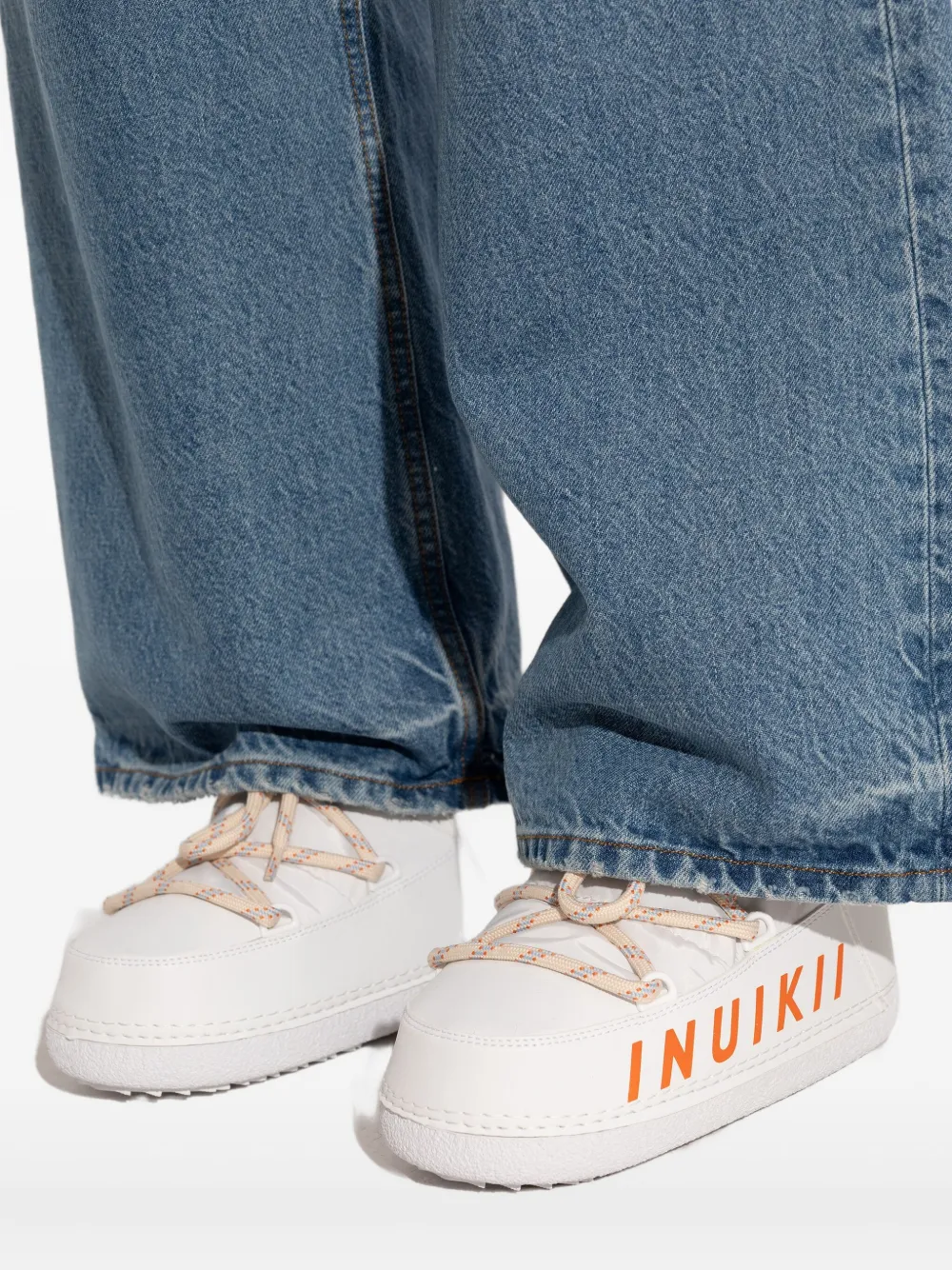 Inuikii Lace-up Boots In White