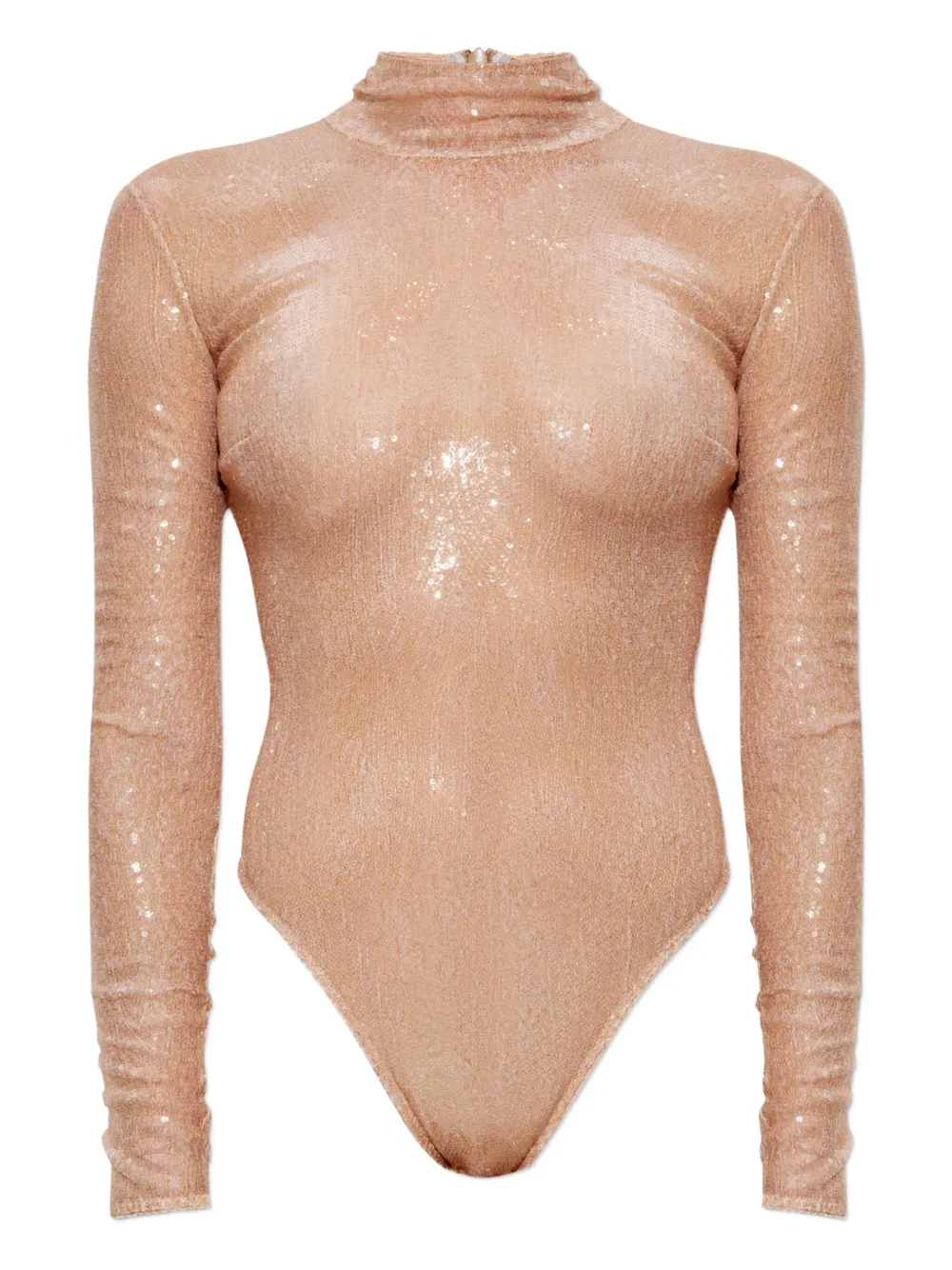 DSQUARED2 Body gola alta com paetês | Neutro | Image 1