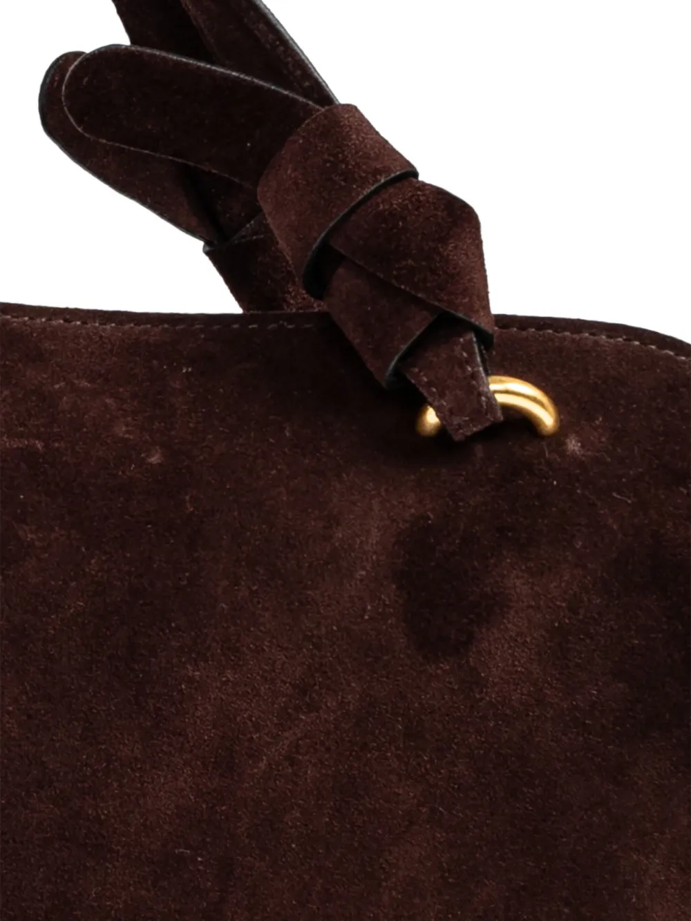 Neous Aries Knotted-handle Tote Bag In Brown