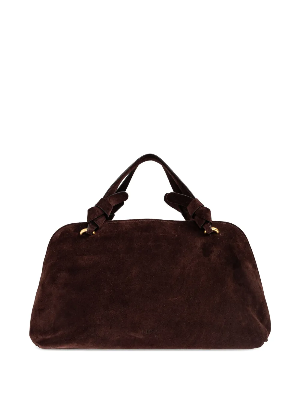 Neous Aries Knotted-handle Tote Bag In Brown