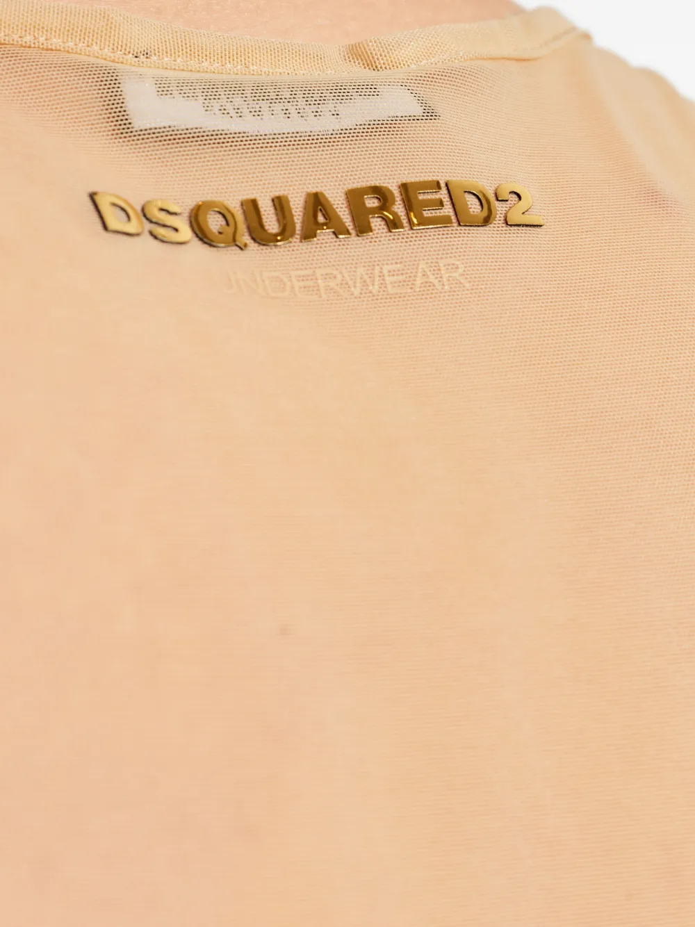 DSQUARED2 Tanktop met logodetail Beige