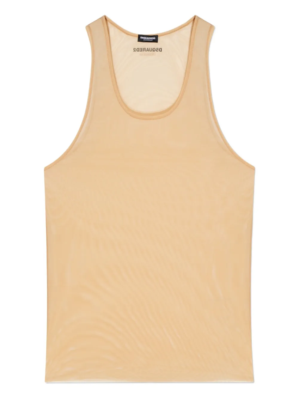 DSQUARED2 logo-detail tank top | Neutrals | Image 1