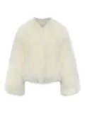 STAND STUDIO sheepskin jacket - White