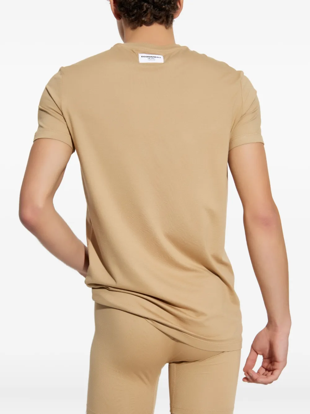 Dsquared2 Crew-neck T-shirt In Neutral