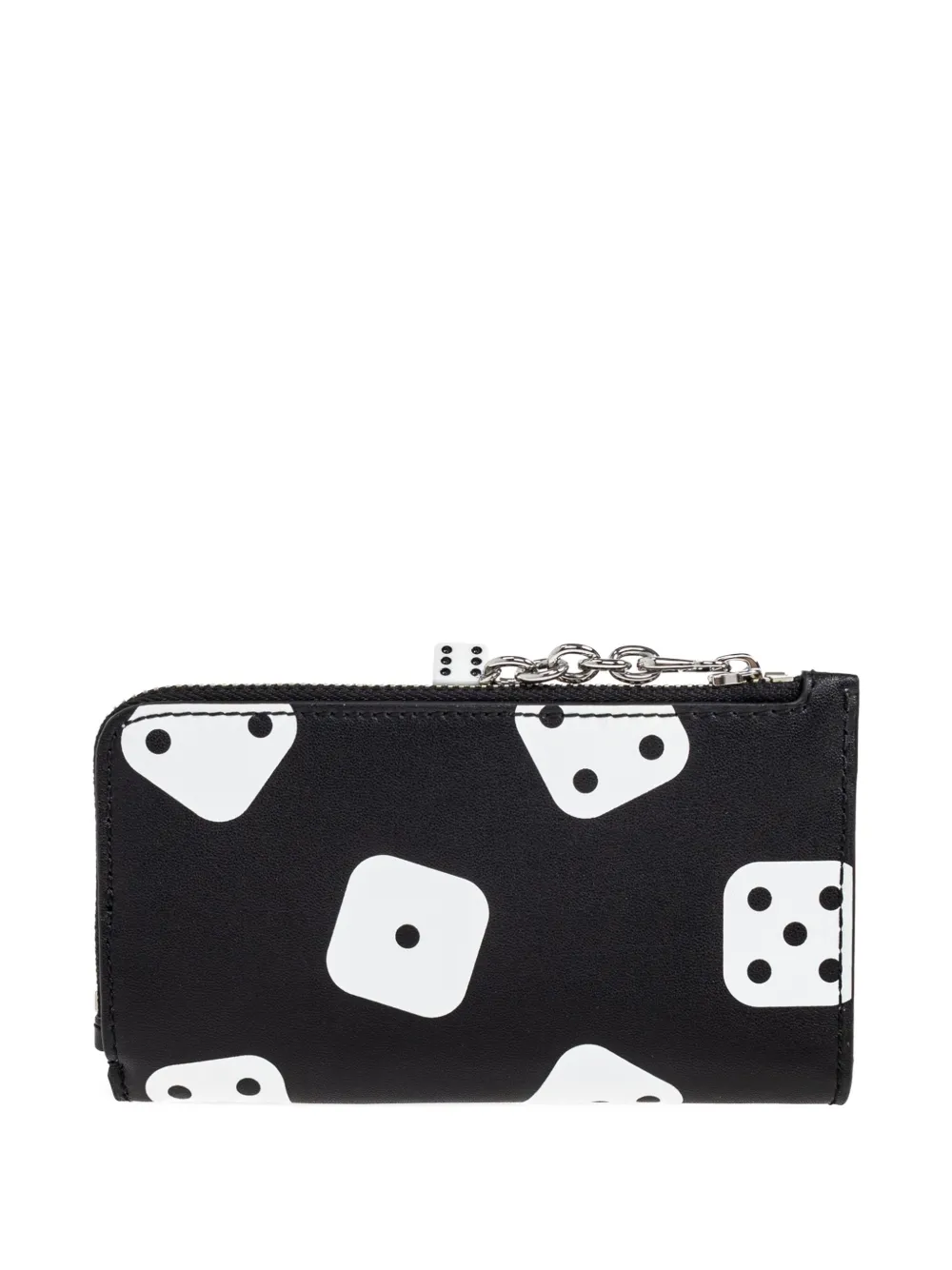 Marc Jacobs x Derrick Adams dice-charm wallet - Zwart