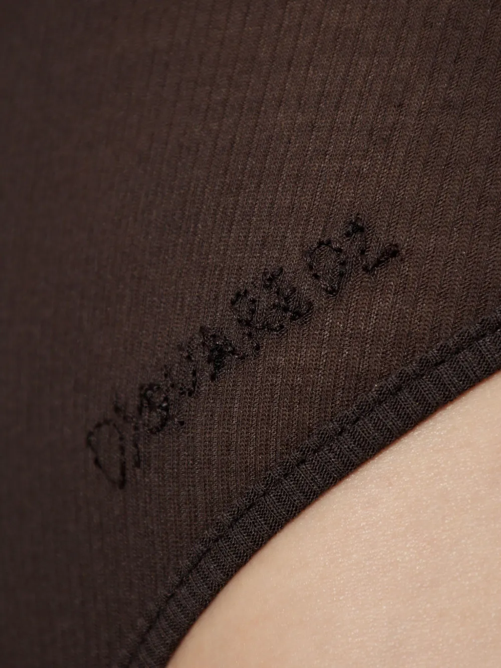Dsquared2 Bow-detailing Bodysuit In Brown