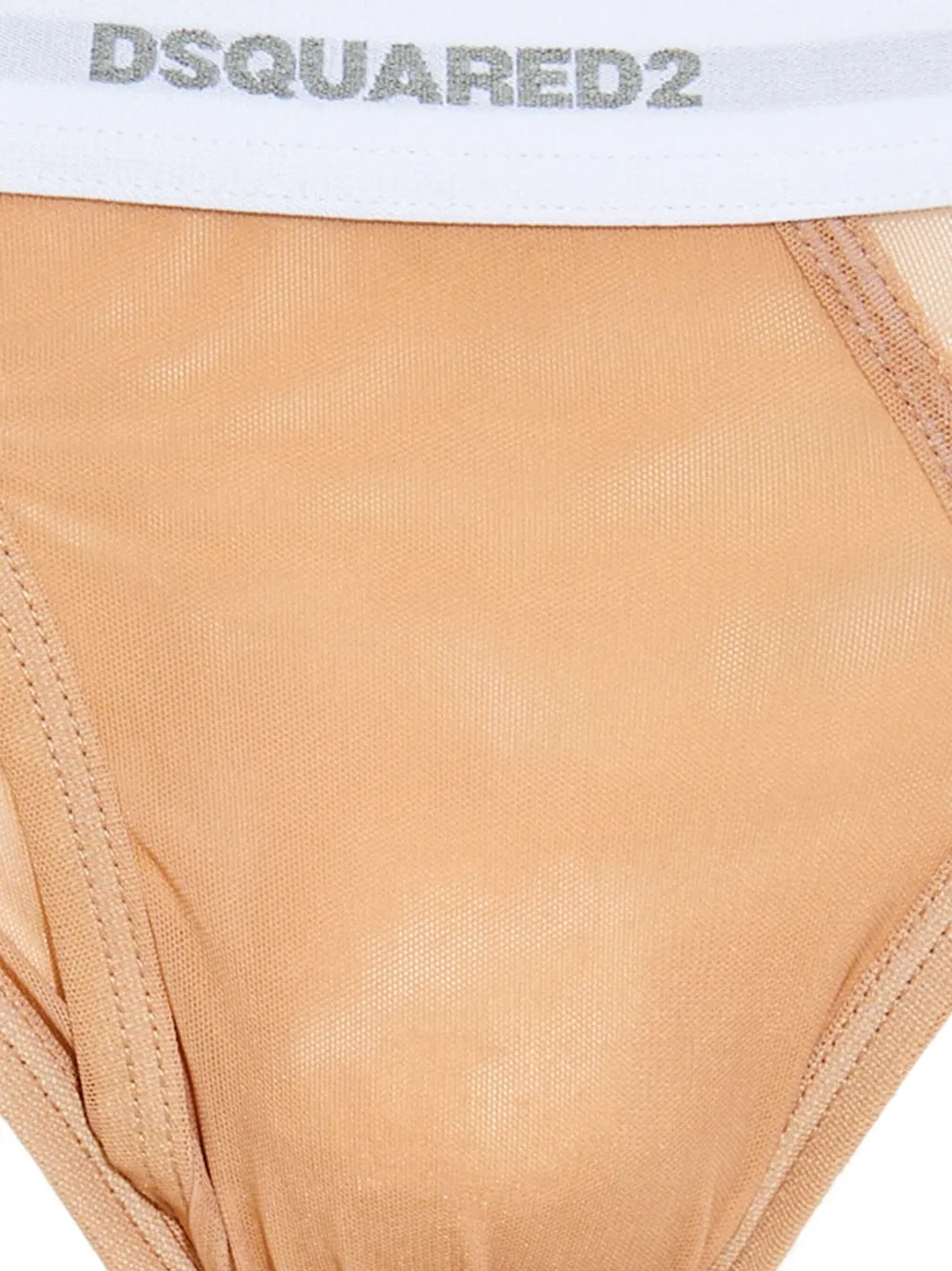 Dsquared2 X Vaquera Logo-waistband Briefs In Neutral