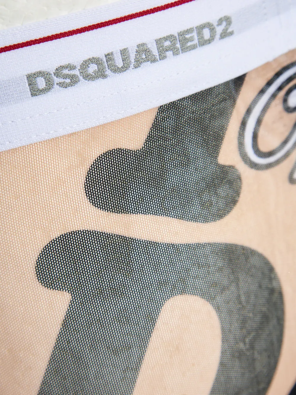 Dsquared2 X Vaquera Logo-waistband Briefs In Neutral