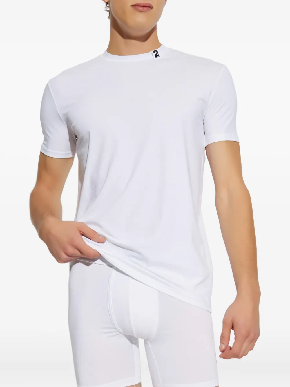 DSQUARED2 logo-detail T-shirt - Wit