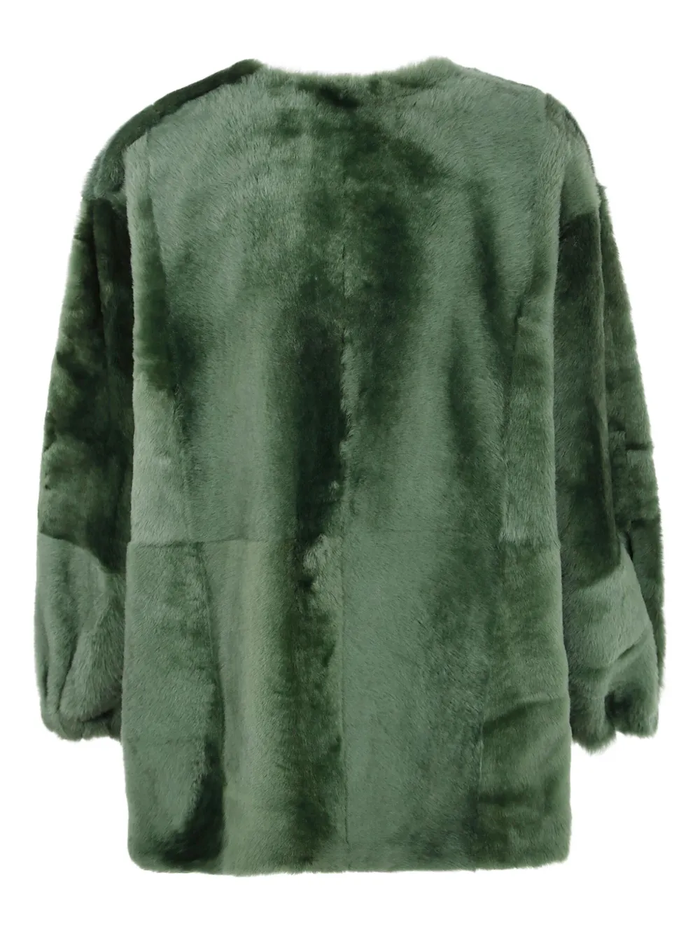 Yves Salomon crew-neck fur sweatshirt | Sweaters | Image 2