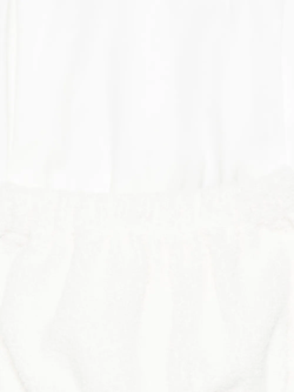 La Stupenderia Bow-detailing Romper In White