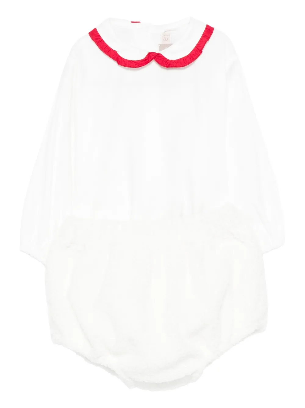 La Stupenderia bow-detailing romper | White | Image 1