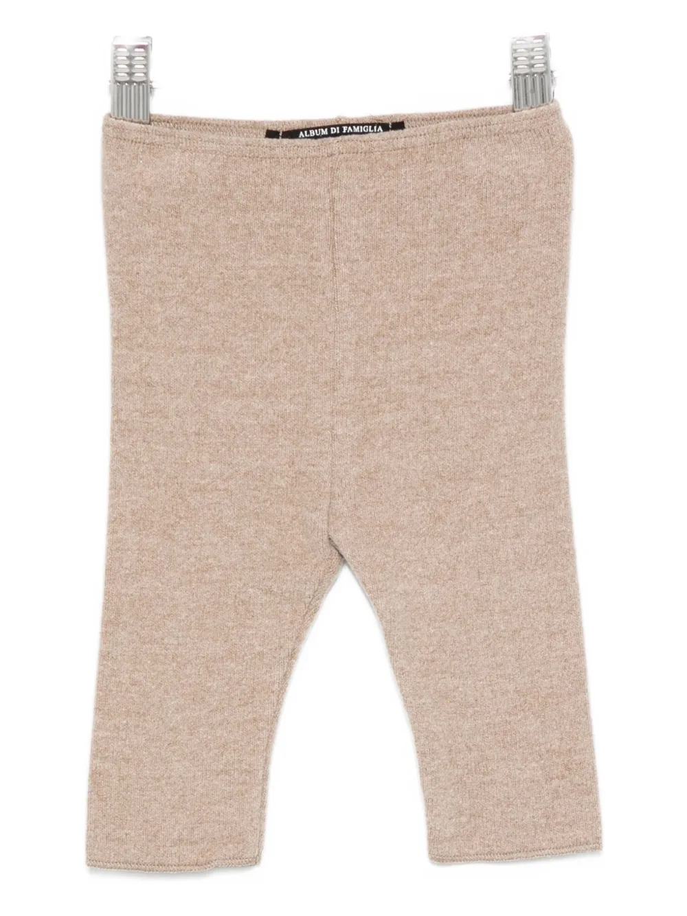 Album Di Famiglia Kids knitted leggings | Neutrals | Image 1