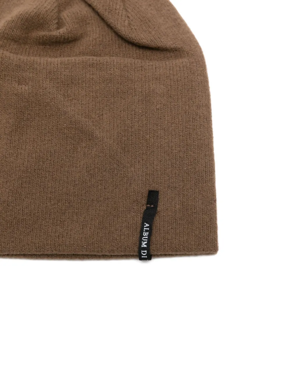 Album Di Famiglia Kids Muts met logo-label Bruin