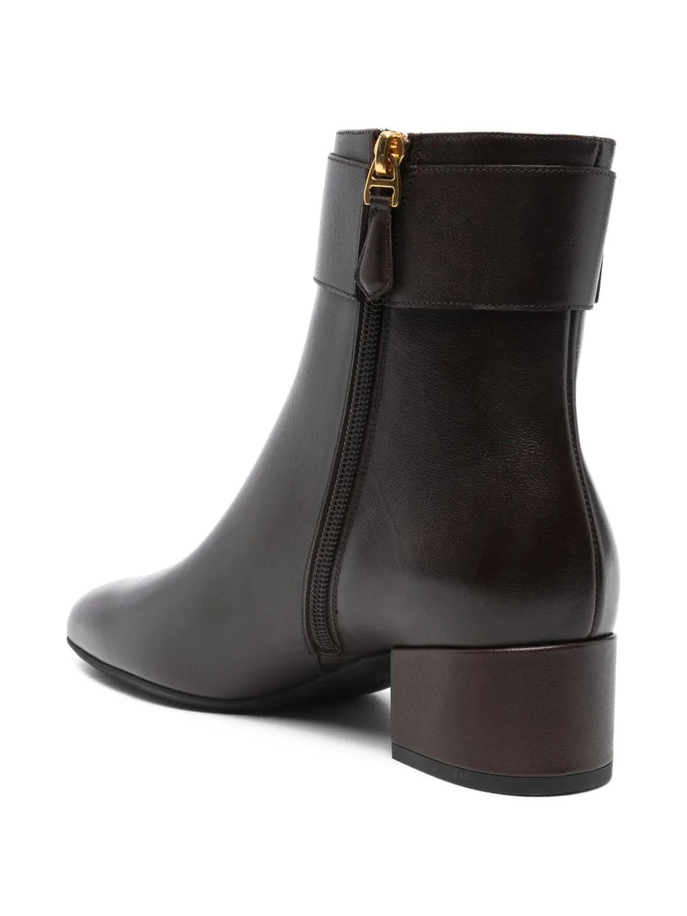 Bally Bemeri enkellaarzen met gespbandje Bruin