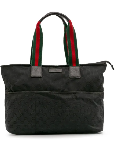 Gucci Pre-Owned 2000-2015 GG Canvas Web tote bag