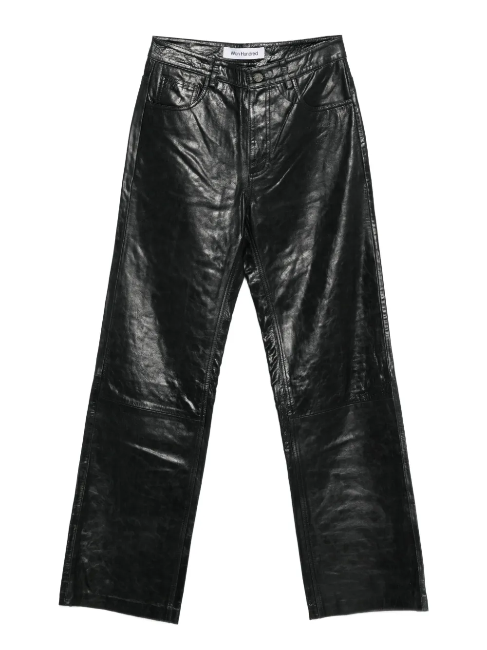 Won Hundred Genoa leather trousers | Black | Image 1