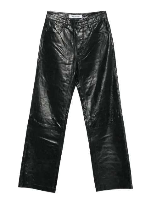 Won Hundred Genoa leather trousers