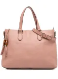 Gucci Pre-Owned 2016-2025 Leather Bamboo Tassel satchel - Pink