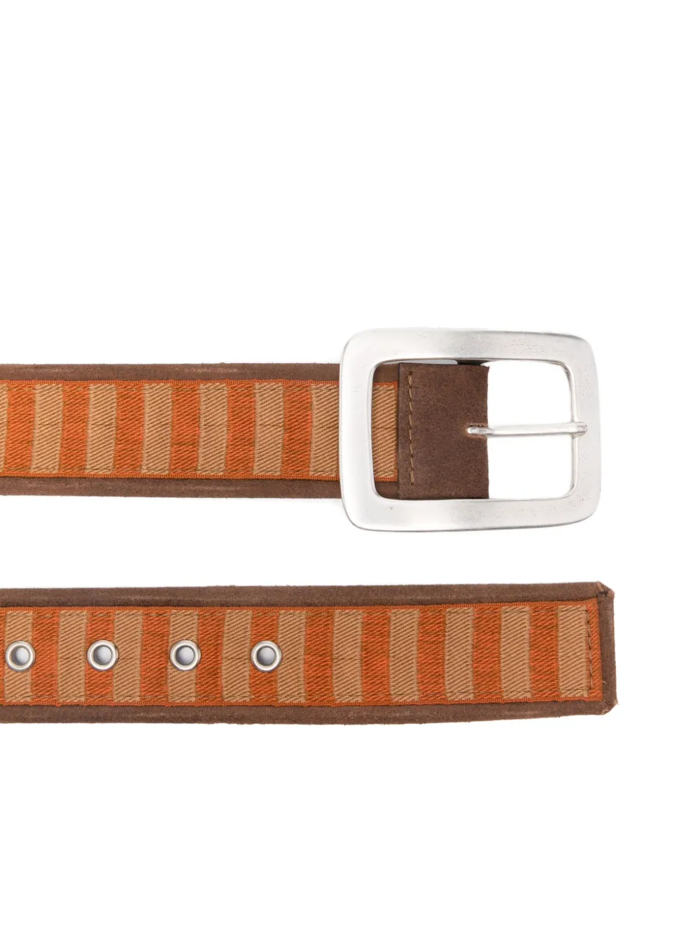 Romeo Gigli Pre-Owned 1990s striped belt | Image 2