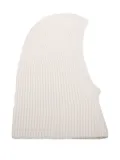 P.A.R.O.S.H. ribbed balaclava - White