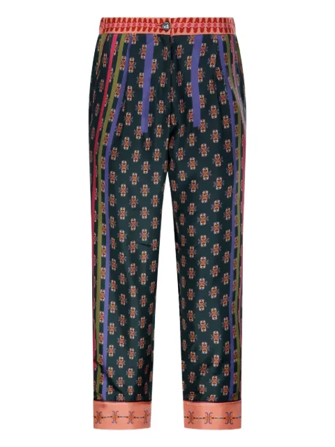 Franco Ferrari floral-print trousers