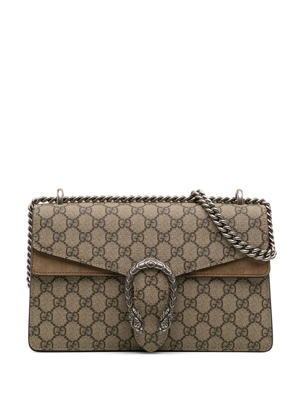 Gucci Pre-Owned 2016-2025 スモール GGスプリーム ディオニュソス ショルダーバッグ - ブラウン Gucci Pre-Owned 2016-2025 スモール GGスプリーム ディオニュソス ショルダーバッグ - ブラウン