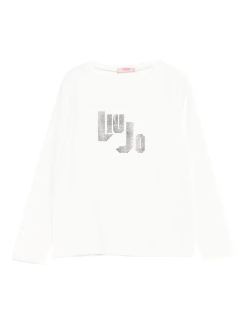 LIU JO embellished long-sleeved T-shirt