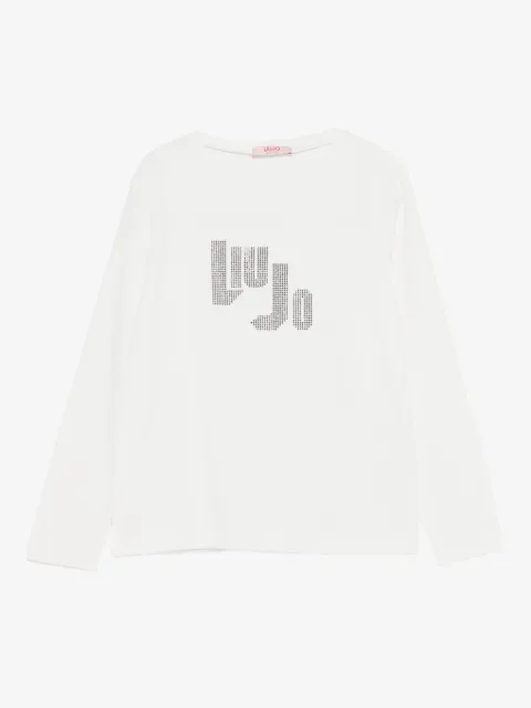 LIU JO embellished long-sleeved T-shirt