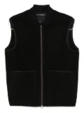 Paul Smith pocketed zip-up gilet - Black