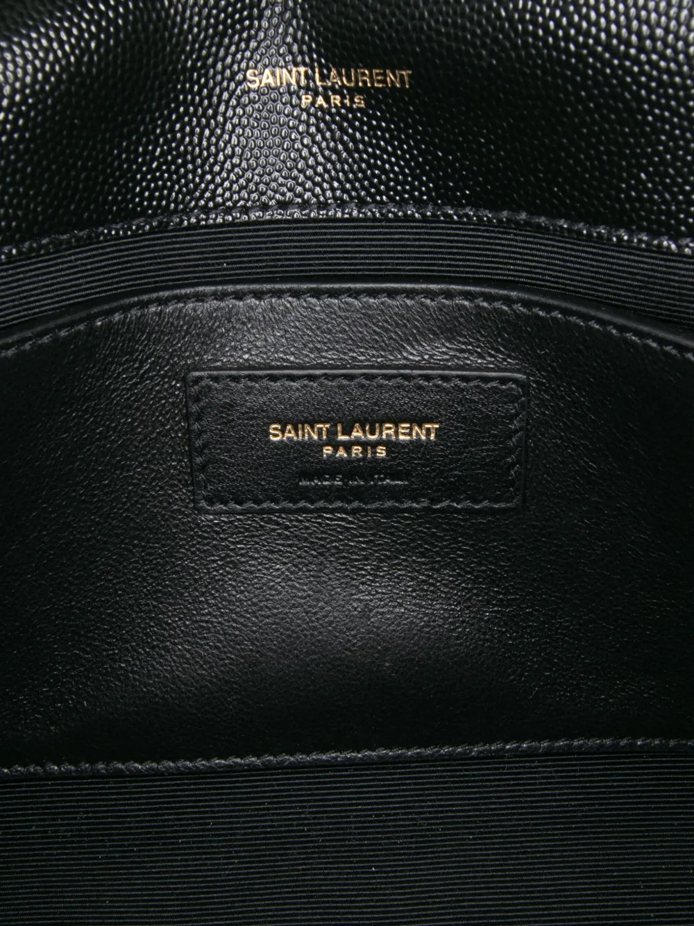 Pre-owned Saint Laurent 2021 Small Grain De Poudre Monogram Kate Crossbody Bag In Black