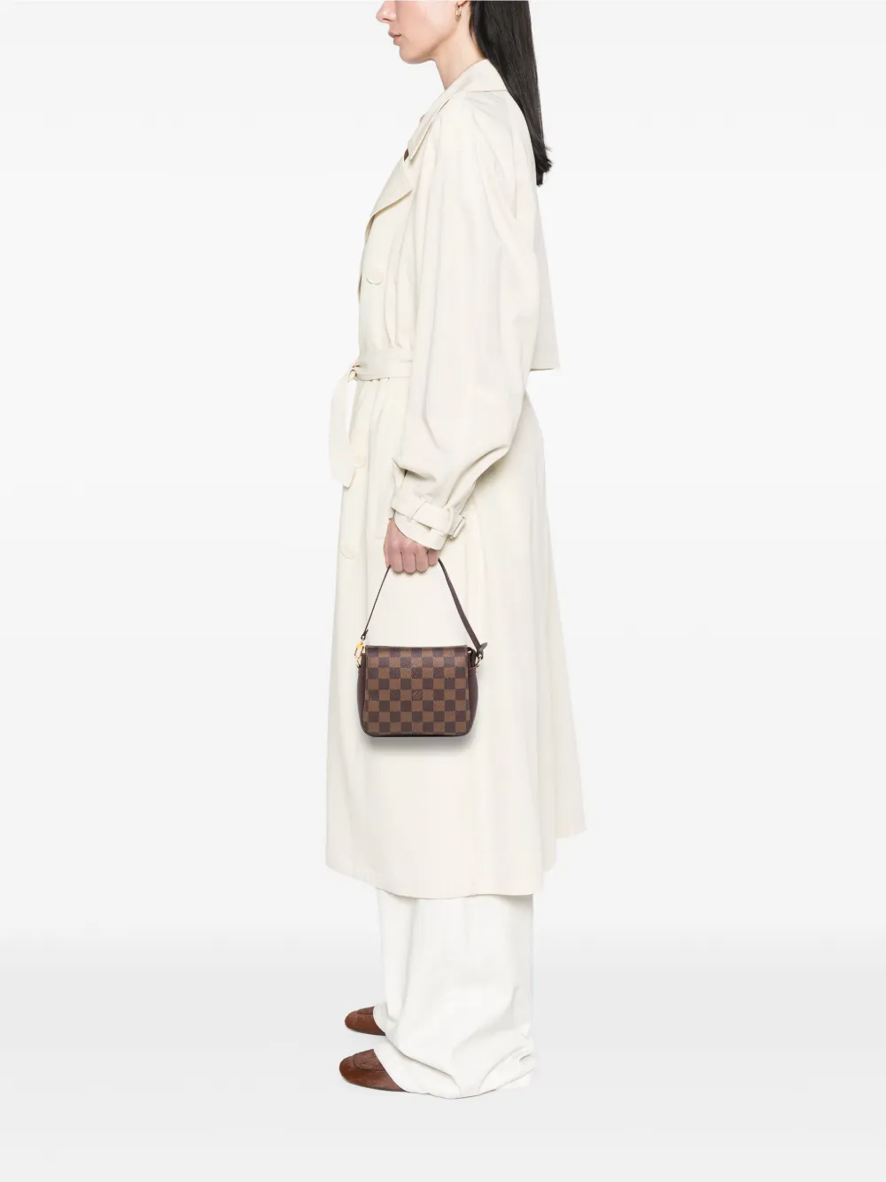 Louis Vuitton Pre-Owned 2002 Damier Ebene Trousse Pochette handbag | Pre-Owned | Image 2