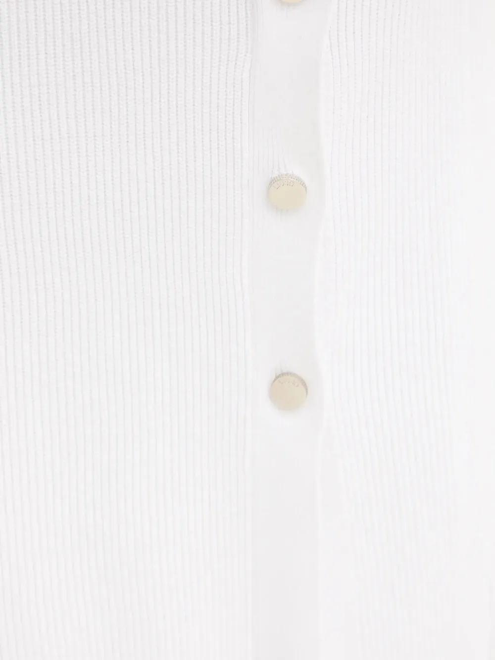 Liu •jo Ribbed-knit Midi Skirt In White