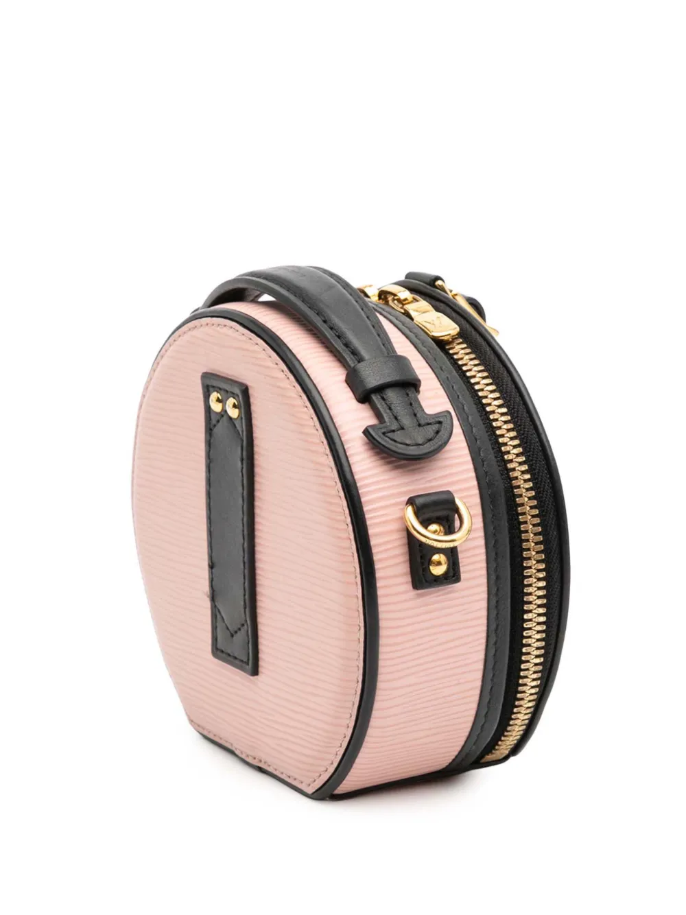 Pre-owned Louis Vuitton 2021-2025 Epi Mini Boite Chapeau Satchel In Pink