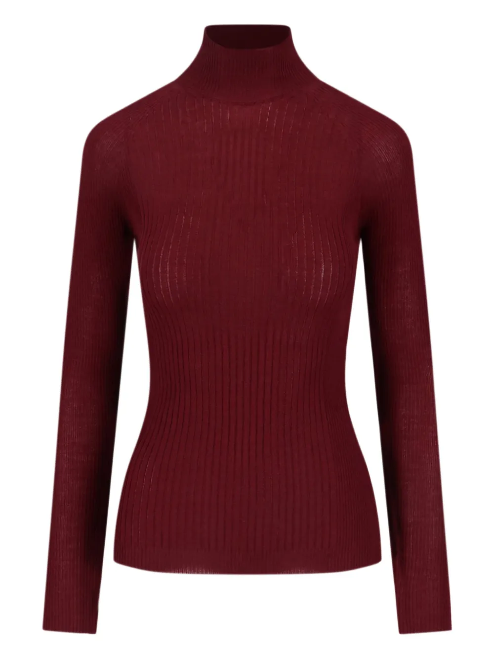 SA SU PHI ribbed turtleneck sweater | أحمر | Image 1
