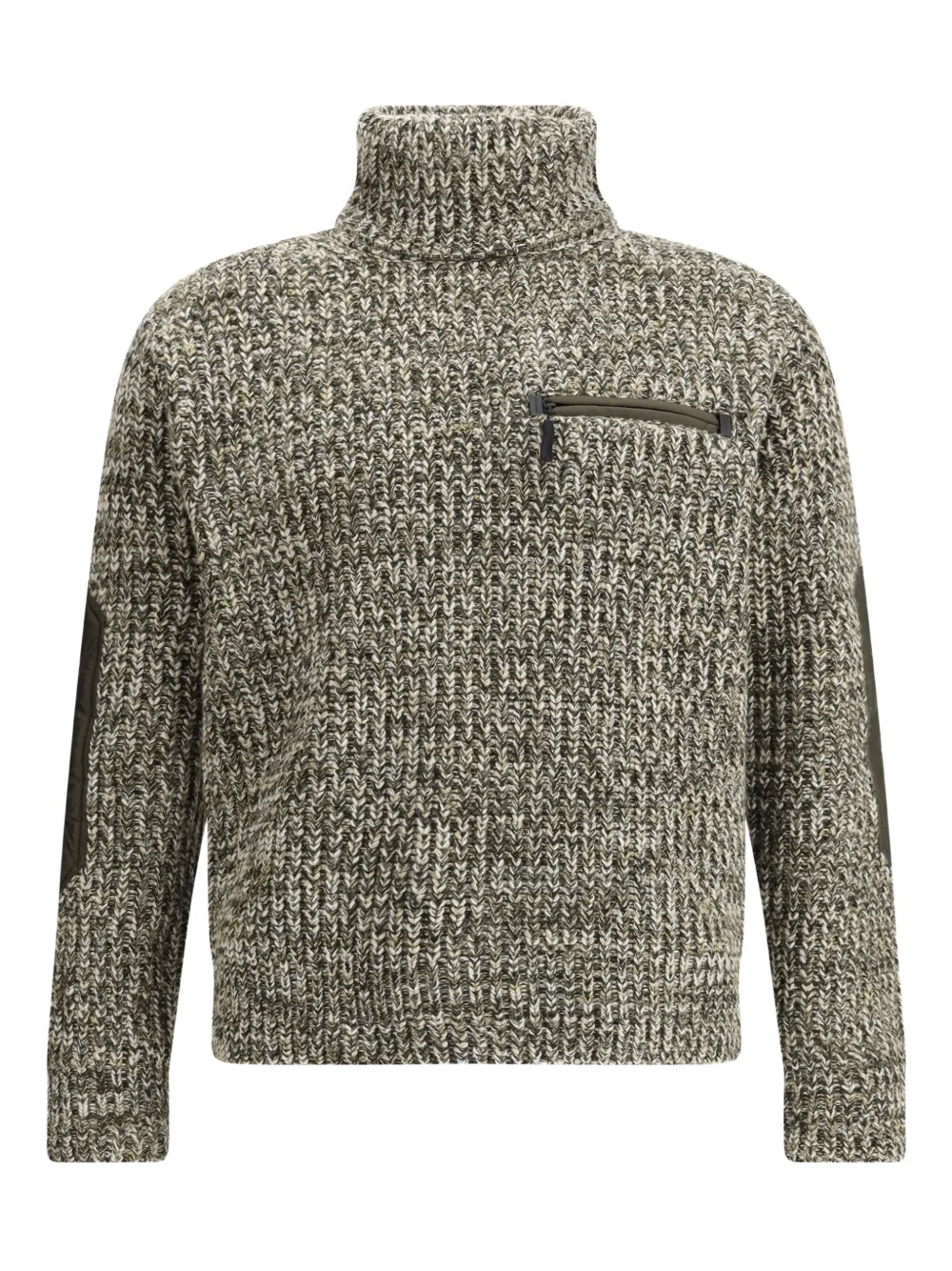 Moncler Grenoble suéter con parche en los codos | verde | Image 1