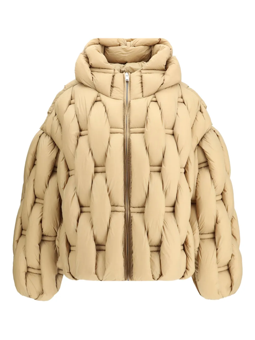 RAXXY hooded woven puffer jacket | Neutrals | Image 1