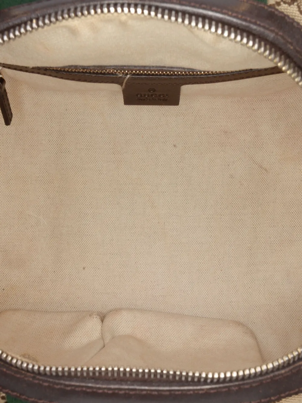 Pre-owned Gucci 2016-2025 Small Gg Canvas Web Joy Boston Bag Satchel In Brown