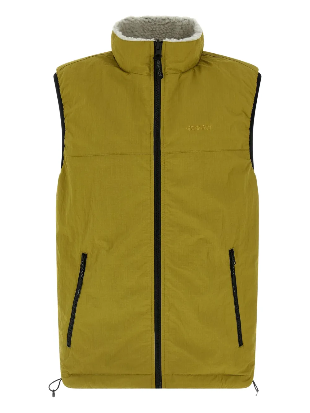 Gramicci Reversible Sherpa Gilet Multicolor In Gray