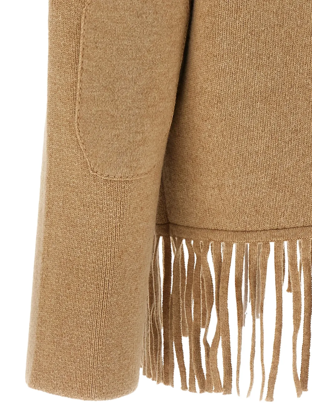 Guest In Residence Western Fringe Puffer Jackets Beige In Brown