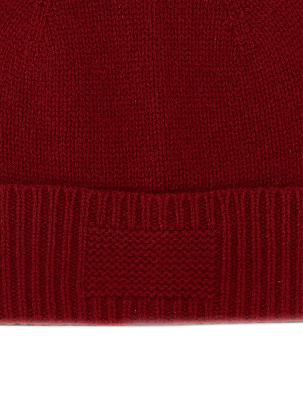 Guest In Residence Kasjmier muts met geribbelde cuffs Rood