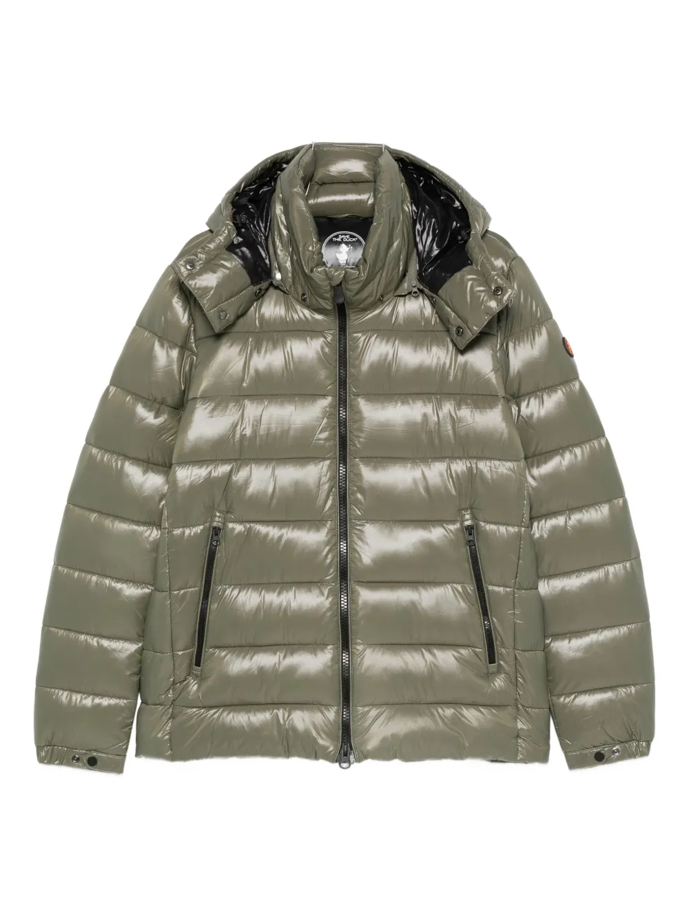 Save The Duck hooded zip-up coat - グリーン Save The Duck hooded zip-up coat - グリーン