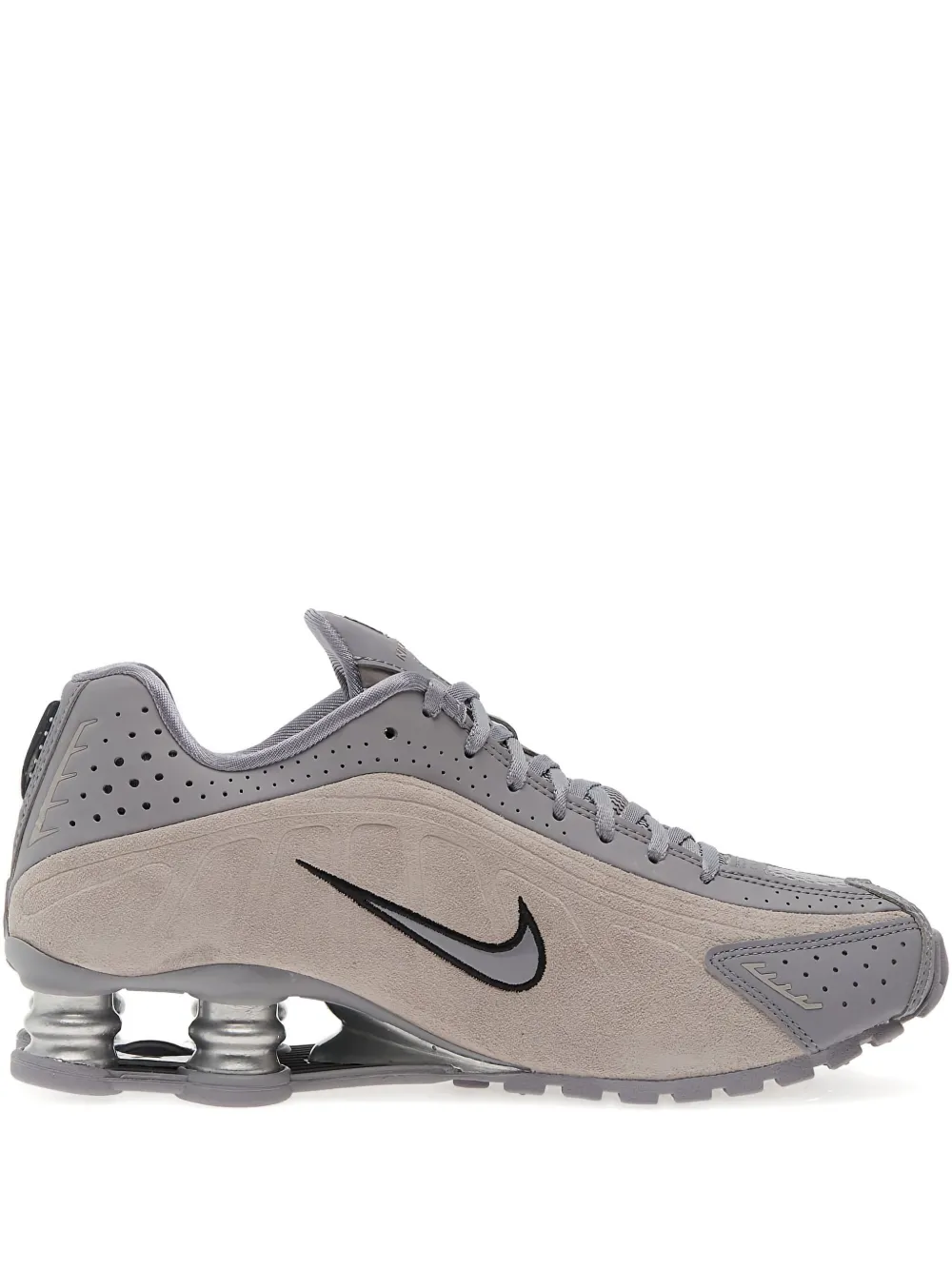 Nike Shox R4 lace-up sneakers Grey