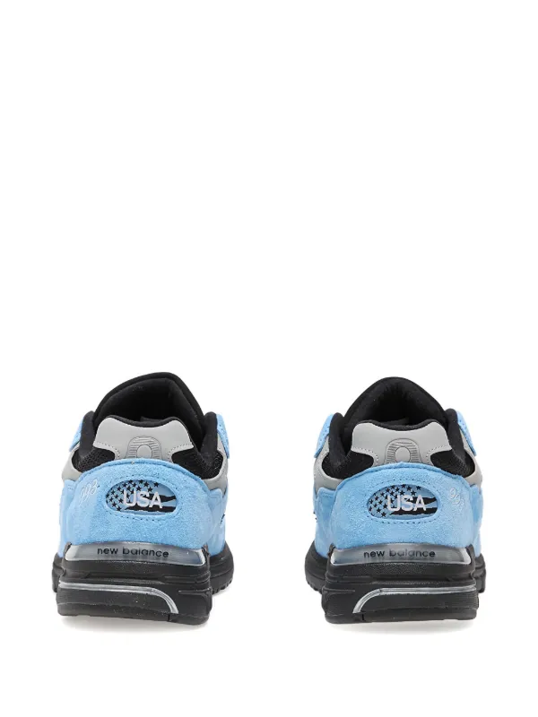 New Balance 993 スエード スニーカー | ブルー | FARFETCH JP